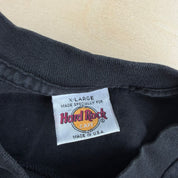 J- Vintage Hard Rock Cafe Orlando Text Graphic Made In USA Single Stitch Tee - XL