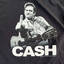 Load image into Gallery viewer, F- Vintage &#39;09 Johnny Cash Middle Finger Zion&#39;s Rootswear Picture Tee
