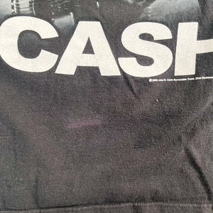 F- Vintage '09 Johnny Cash Middle Finger Zion's Rootswear Picture Tee