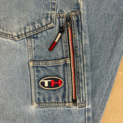 J- Vintage Tommy Hilfiger Jeans Carpenter Baggy Jeans - 38x32