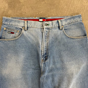 J- Vintage Tommy Hilfiger Jeans Carpenter Baggy Jeans - 38x32