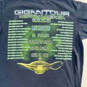 F- Vintage '08 Megadeth Gigantour North America Graphic Tee