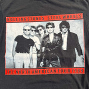 F- Vintage '89 Rolling Stones North American Tour Picture Single Stitch Tee