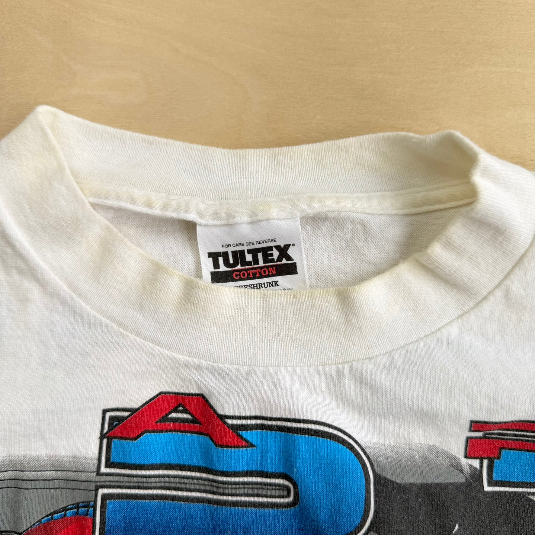 J- Vintage Nascar Mark Martin Valvoline Jumbo Print Graphic Tee - L