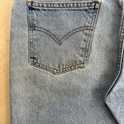 J- Vintage Levi's 550 Orange Tab Denim Jorts - W32