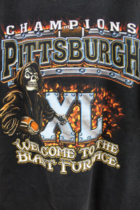X - NFL Steelers Super Bowl 40 Champs Welcome To The Blast Furnace Tee