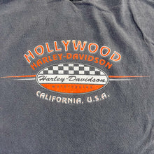 Load image into Gallery viewer, F- Vintage &#39;98 Harley Davidson Hollywood California Graphic Tee
