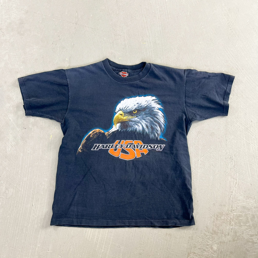 F- Vintage '93 Harley Davidson Zurich Switzerland Single Stitch Tee