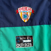 J- Vintage 90s Adidas Athletic Alliance Embroidered Logo Lightweight Zip Up Jacket - L