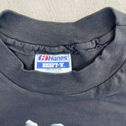 F- Vintage '91 Harley Davidson 3D Emblem Ride The Wind Cut Off Single Stitch Tee
