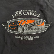 J- '13 Harley Davidson Cabo San Lucas Text Long Sleeve Tee - XL (fits L)