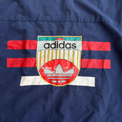 J- Vintage 90s Adidas Athletic Alliance Embroidered Logo Lightweight Zip Up Jacket - L