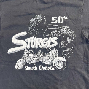 F- Vintage '88 Harley Davidson Sturgis Stampede Single Stitch Graphic Tee