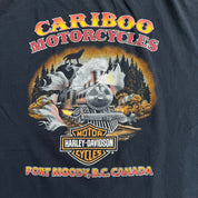 J- Vintage '06 Harley Davidson Port Moody BC Canada Graphic Tee - L