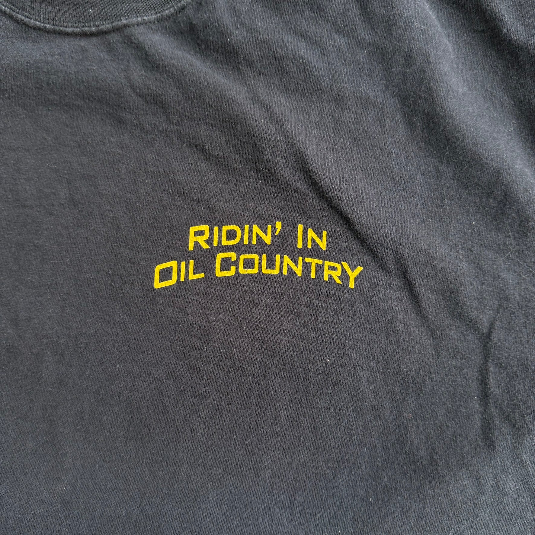 J- Vintage '10 Harley Davidson Owners Group Edmonton Alberta Rally Graphic Tee - XL