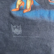 J- Vintage '93 American Bikers Badass Boys Have Badass Toys Made In USA Single Stitch Tee - L