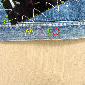 F- HOM Rolling Stones/Kiss Love Gun Reworked Custom Denim Jacket
