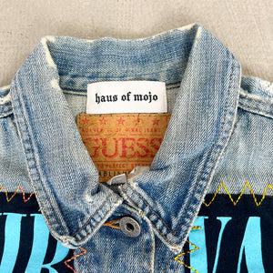 F- HOM Nirvana Heart Shaped Box Reworked Custom Denim Jacket