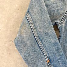 Load image into Gallery viewer, F- HOM Nirvana Heart Shaped Box Reworked Custom Denim Jacket
