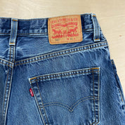 J- Levi's 569 Dark Blue Denim Jorts - W31