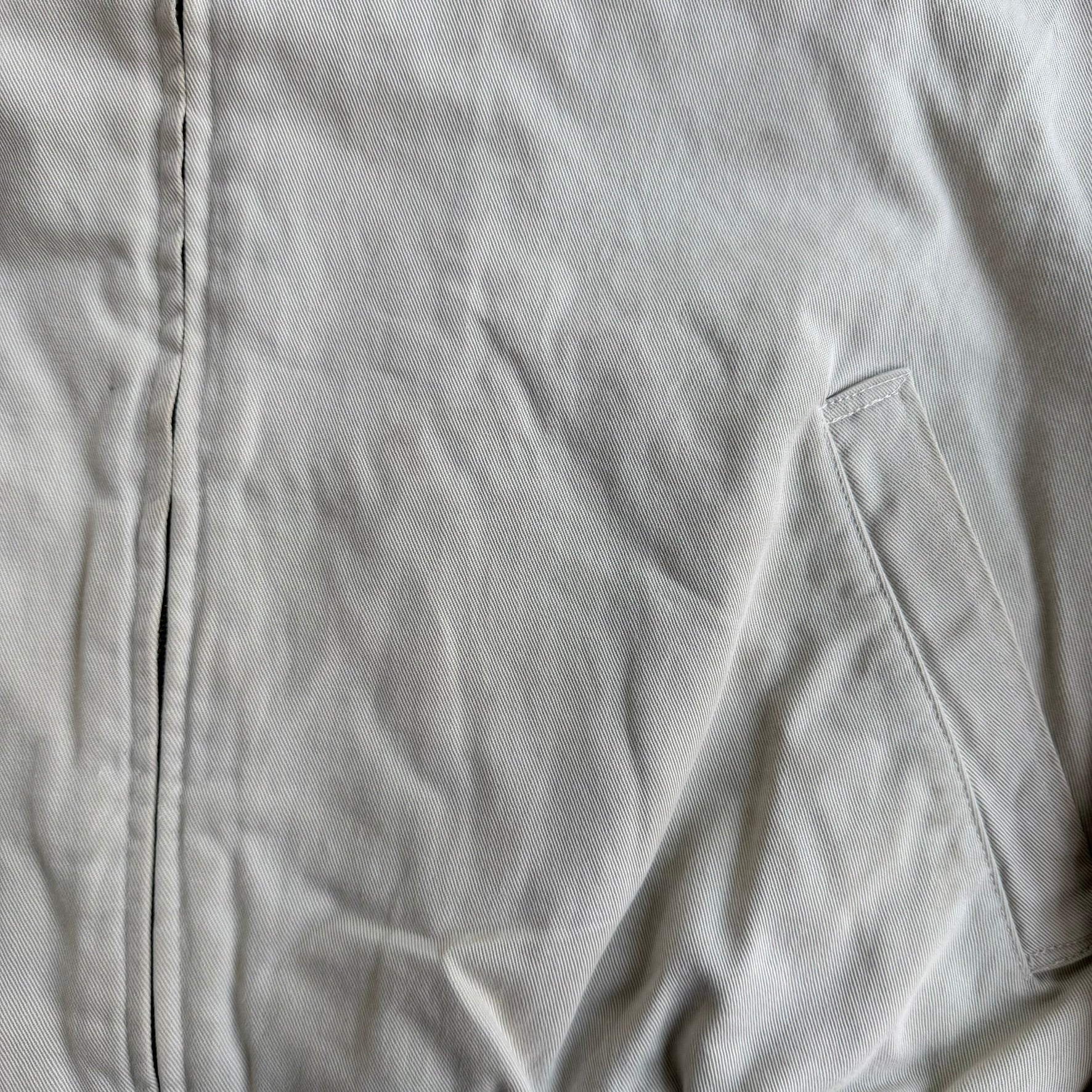 J- Vintage Polo RL Embroidered Logo Beige Harrington Jacket - XL