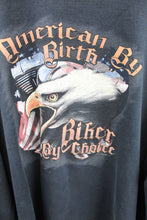 Load image into Gallery viewer, X - Vintage American By Birth Biker By Choice Tombstone AZ Long Sleeve Tee
