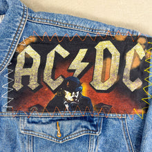 Load image into Gallery viewer, F- HOM AC/DC Highway To Hell Reworked Custom Denim Jacket
