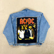 Load image into Gallery viewer, F- HOM AC/DC Highway To Hell Reworked Custom Denim Jacket
