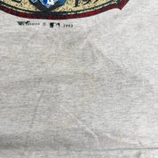 J- Vintage '93 Toronto Blue Jays MLB World Series Champions Graphic Single Stitch Tee - L