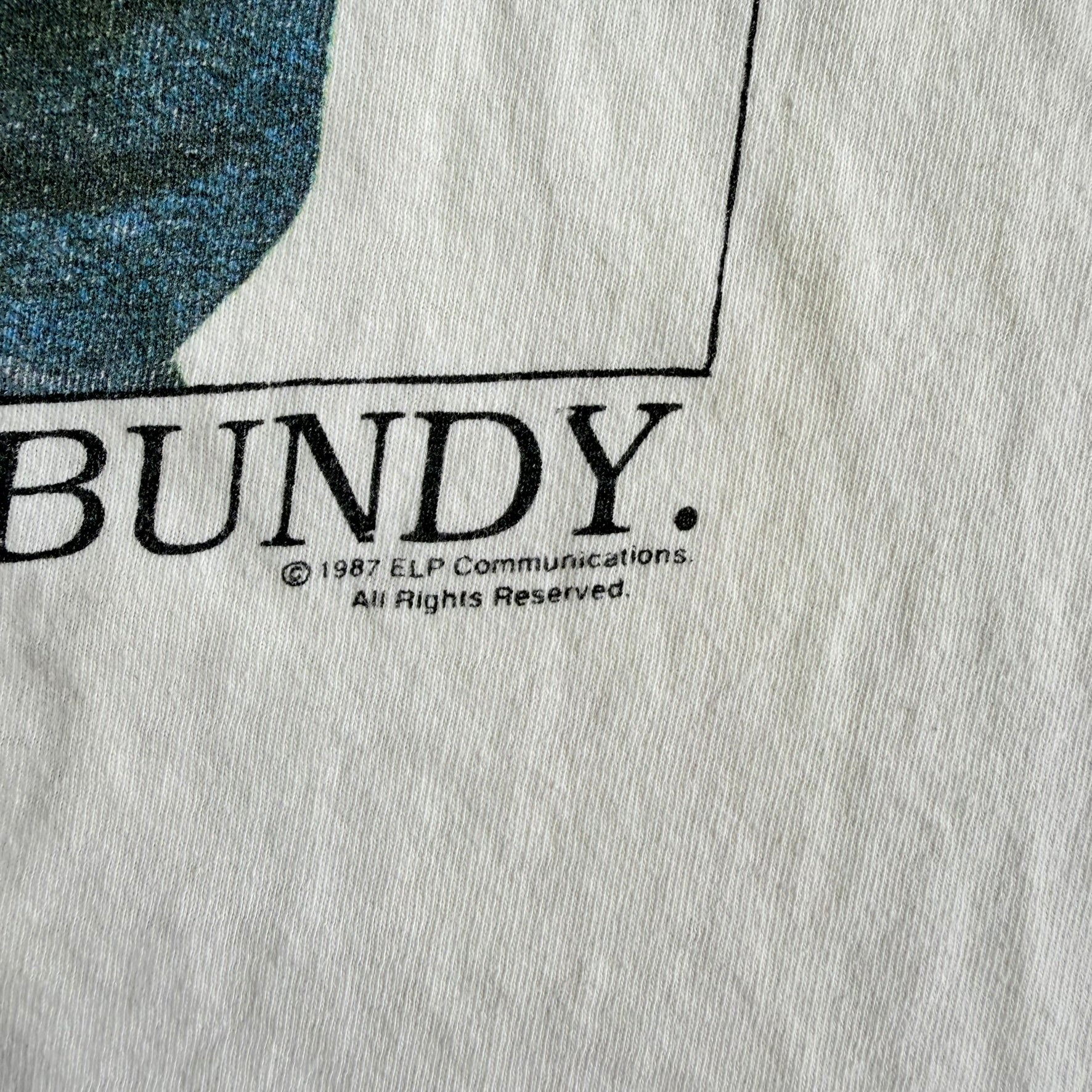 J- Vintage '87 Married With Children I Dated Kelly Bundy Made In USA Single Stitch Tee - L