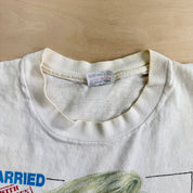 J- Vintage '87 Married With Children I Dated Kelly Bundy Made In USA Single Stitch Tee - L