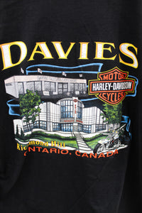 X - Vintage 1998 Harley Davidson Richmond Hills Ontario Canada Tee