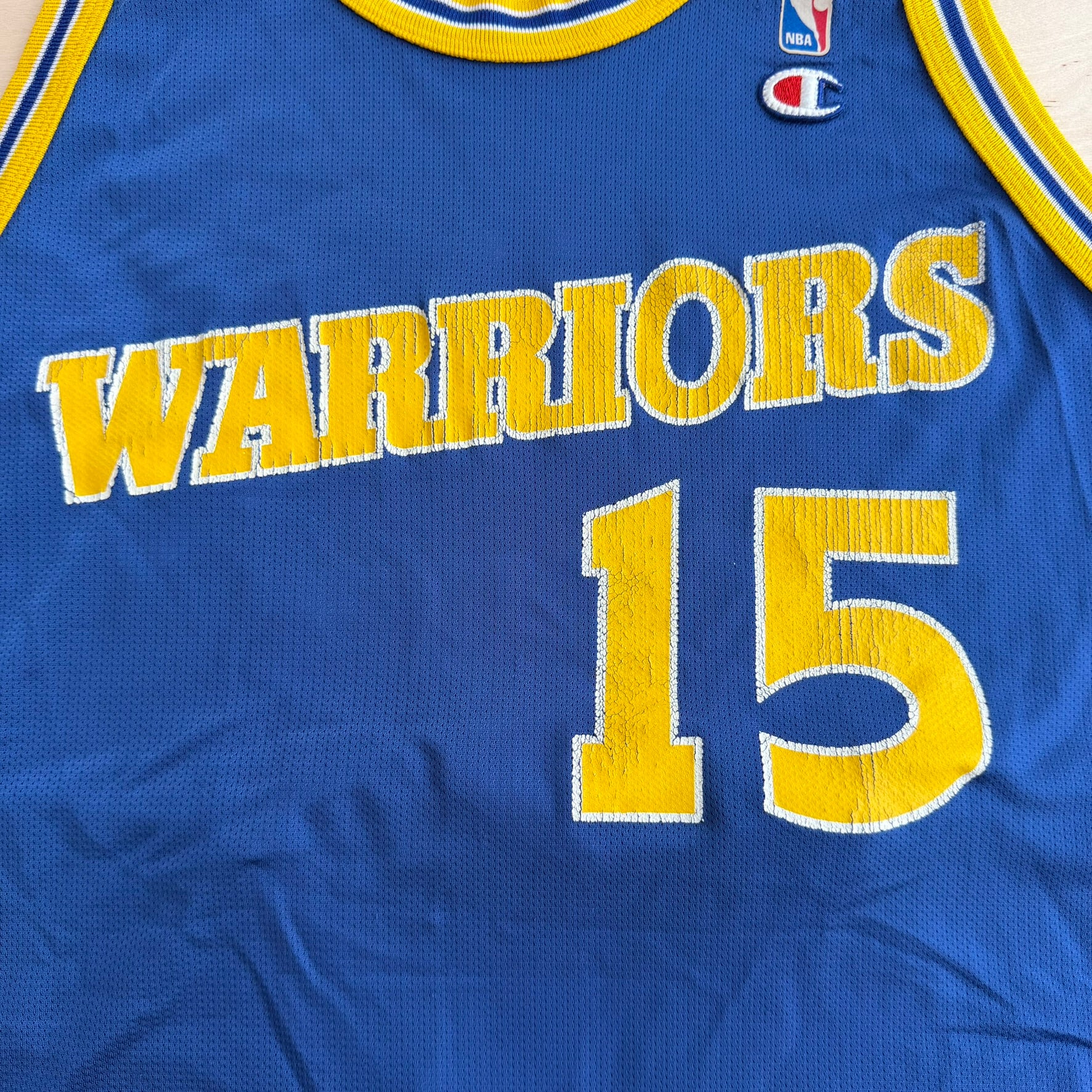 J- Vintage Golden State Warriors Latrell Sprewell NBA Champion Basketball Jersey - XL