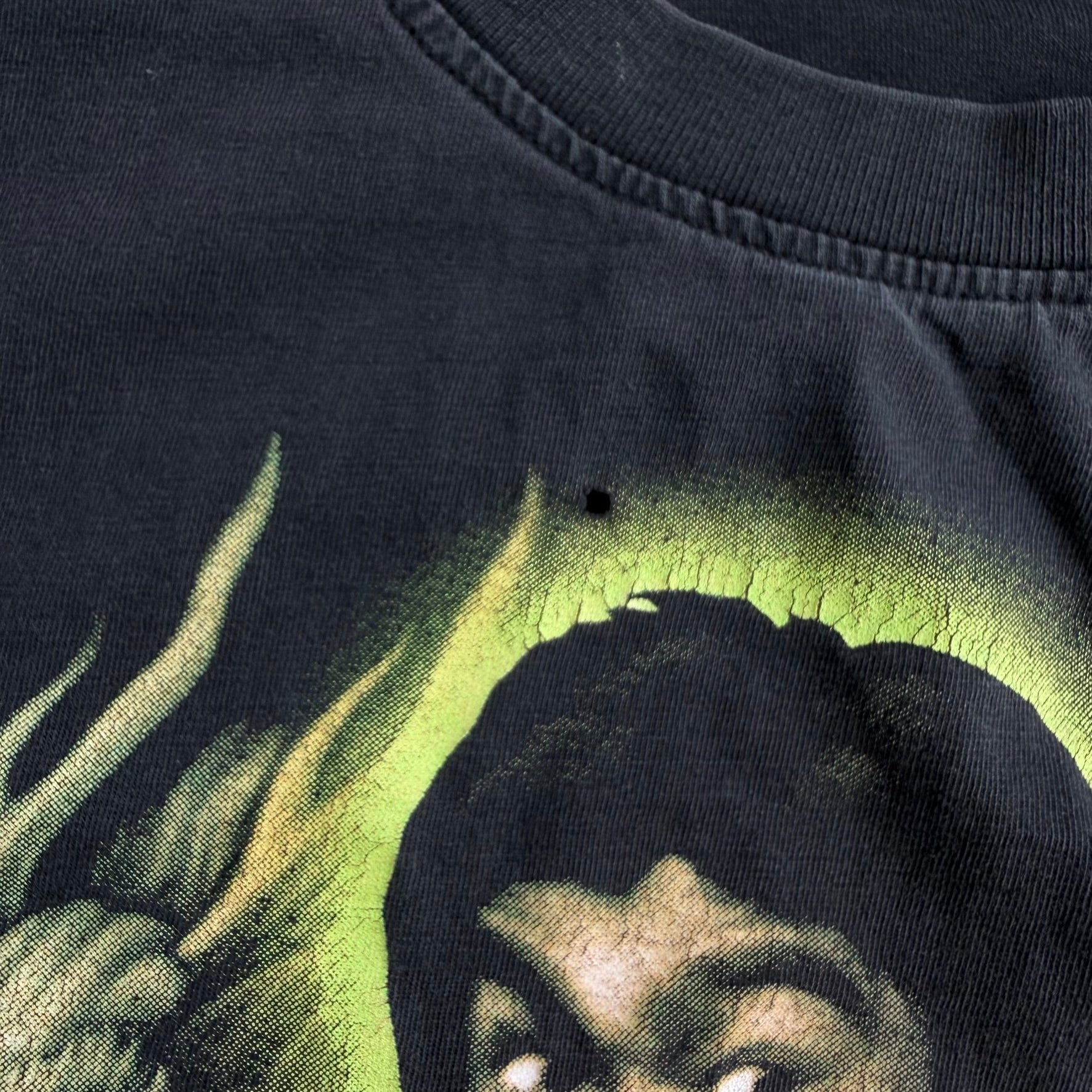 J- Vintage Rock Eagle Bruce Lee Watahhh! Graphic Long Sleeve Tee - L