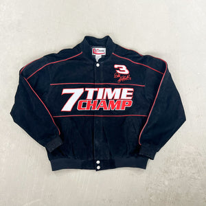 F- Vintage Nascar Chase Authentic Dale Earnhardt 7 Times Champ Racing Jacket