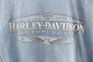 X - 2013 Harley Davidson Boston Massachusetts Boat Tee