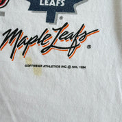 J- Vintage '94 NHL Vancouver Canucks Vs Toronto Maple Leafs Western Conference Finals Graphic Tee - L