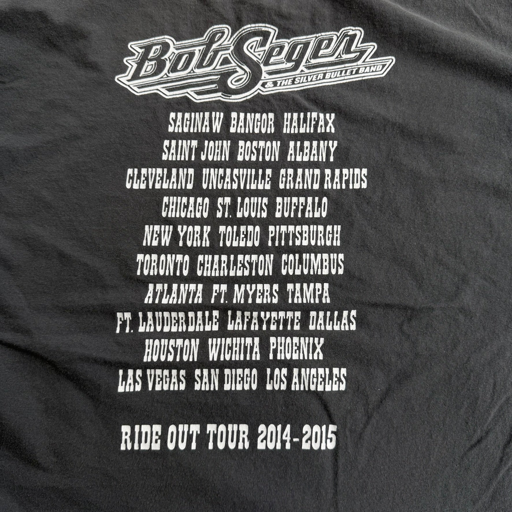 J- '14 Bob Seger Ride Out Tour Eagle Graphic Tee - XL