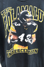 Load image into Gallery viewer, X - NFL Steelers Troy Polamalu Mr. Interception Hanes heavyweight Tee
