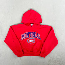 Load image into Gallery viewer, F- HOM Montreal Canadiens Logo Cropped Reworked Hoodie
