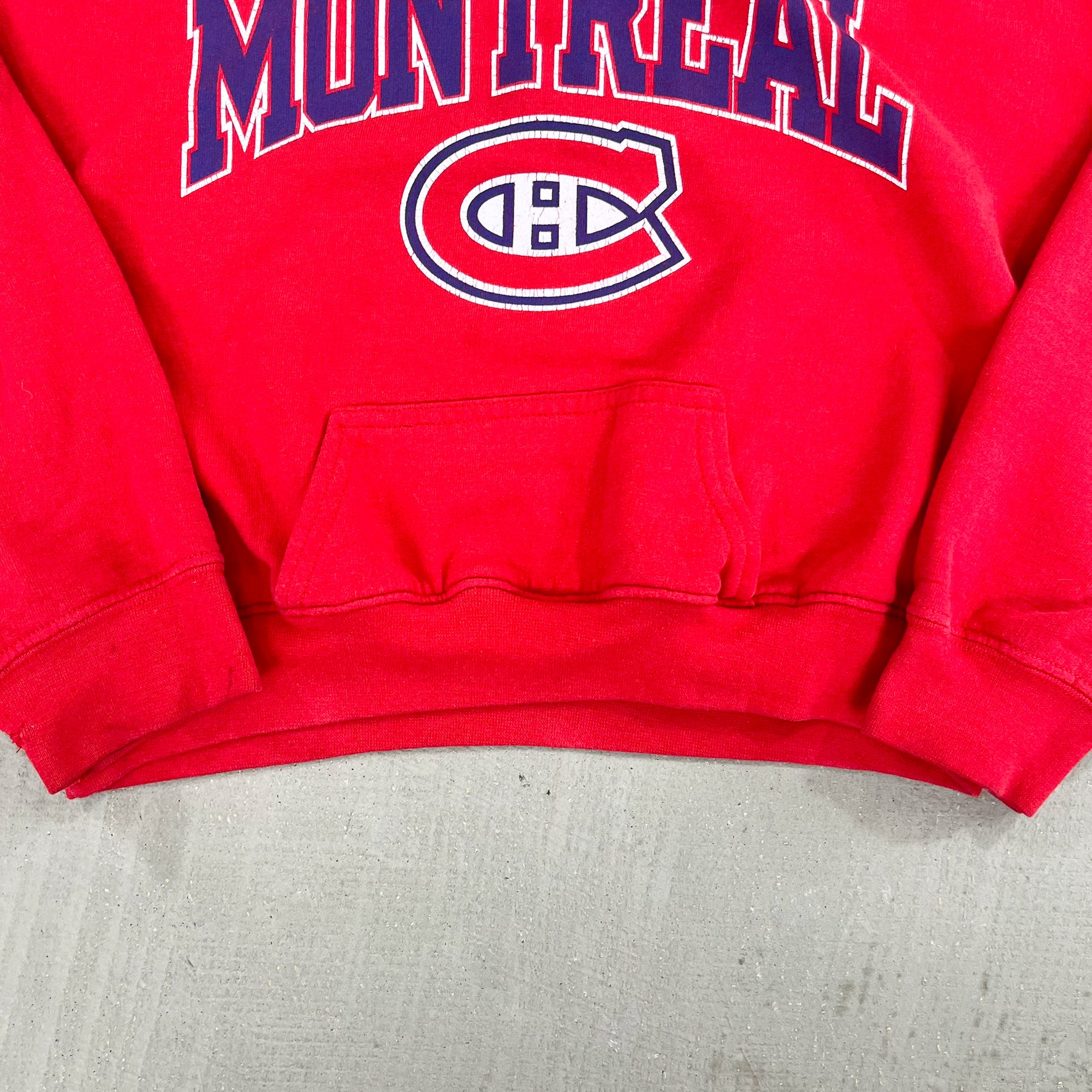 F- HOM Montreal Canadiens Logo Cropped Reworked Hoodie