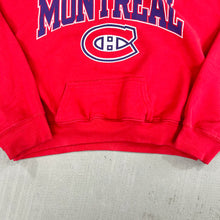 Load image into Gallery viewer, F- HOM Montreal Canadiens Logo Cropped Reworked Hoodie
