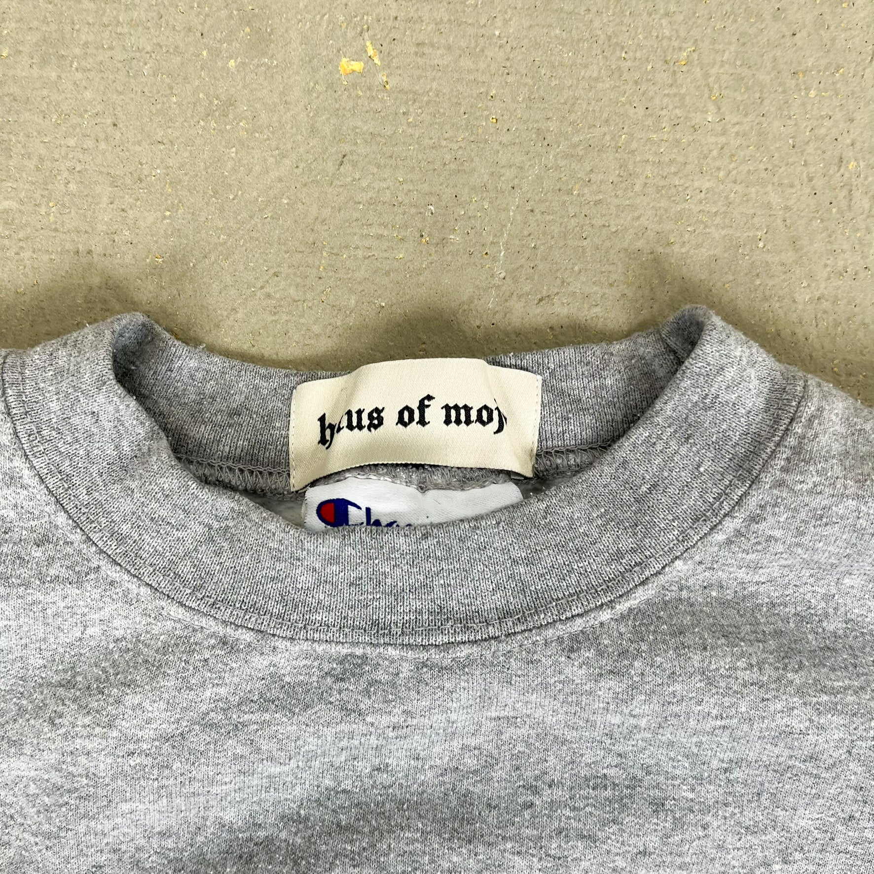 F- HOM Penn State Embroidered Text Cropped Reworked Crewneck