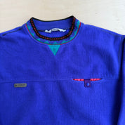 J- Vintage Columbia Made In USA Purple Pullover Polar Fleece - L