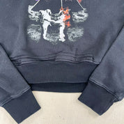 F- HOM Pink Floyd Cropped Reworked Hoodie