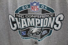 Load image into Gallery viewer, X - Vintage 2004 Reebok NFL Philadelphia Eagles NFC Conference Champs Tee
