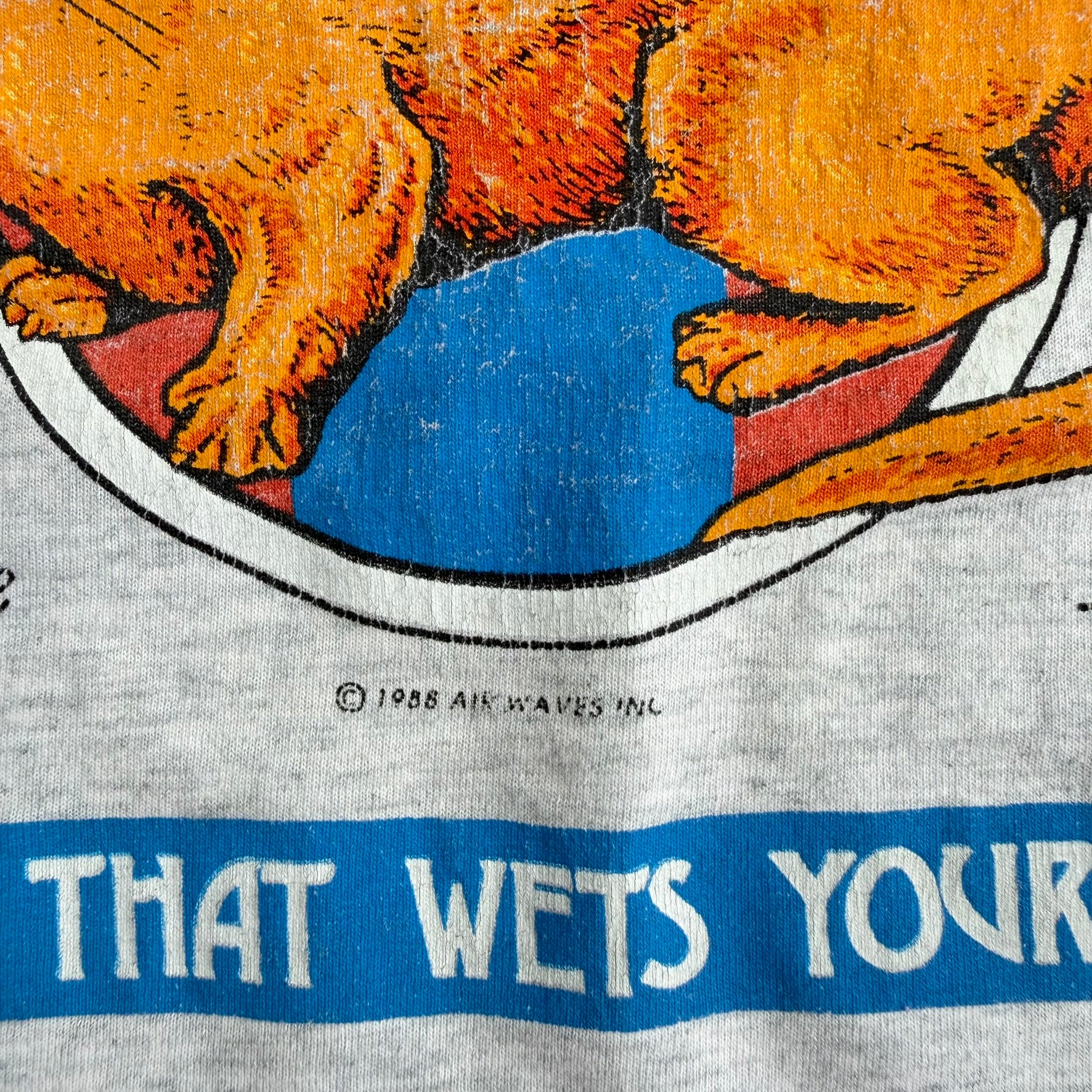 J- Vintage '88 Weasel Wizz Pale Ale Graphic Made In USA  Single Stitch Tee - L