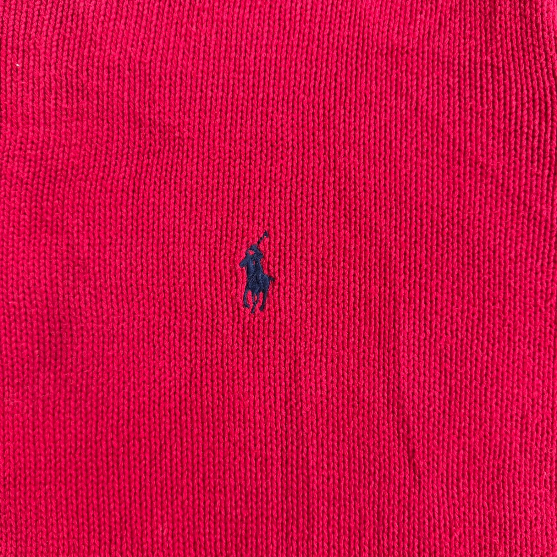 J- Vintage Polo RL Embroidered Logo Red Knit Sweater - 2XL