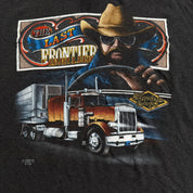 J- Vintage '88 3D Emblem The Last Frontier Hinton Alberta Made In USA  Single Stitch Tee - XL