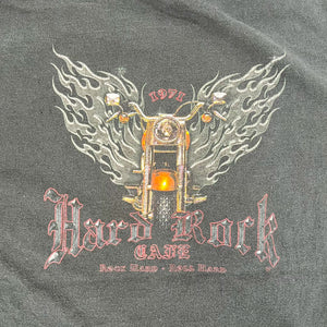 F- Vintage Hard Rock Cafe Cabo San Luca Motorcycle Graphic Tee